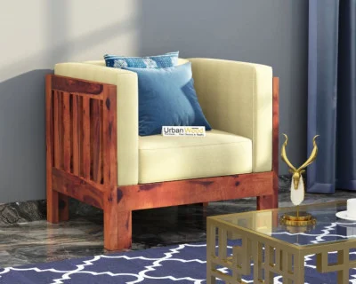 Fitbit Wooden Sofa 1 seater 
