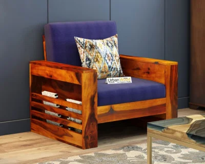Modeway Wooden Sofa 1 Seater 