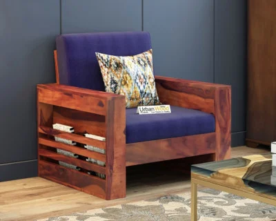 Modeway Wooden Sofa 1 Seater 