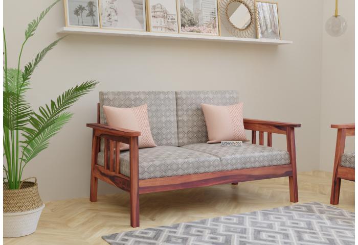 Falcon 2 Seater Wooden Sofa 