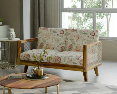 Crispella 2 Seater Wooden Sofa 