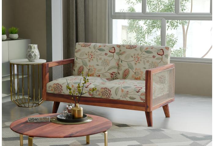 Crispella 2 Seater Wooden Sofa 
