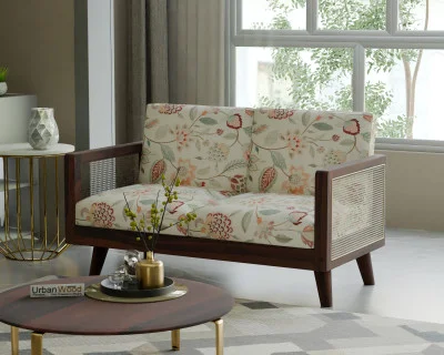 Crispella 2 Seater Wooden Sofa 