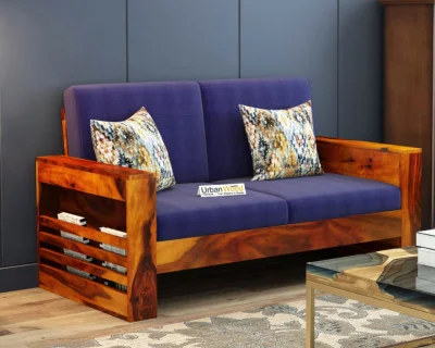 Modway Wooden Sofa 2 Seater 