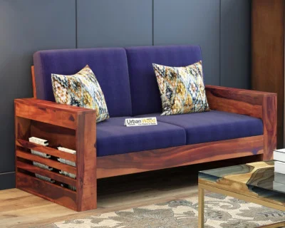 Modway Wooden Sofa 2 Seater 