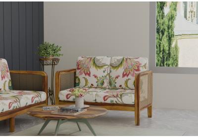 Celeste 2 Seater Wooden Sofa 