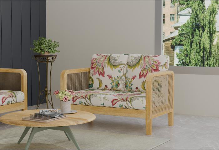 Celeste 2 Seater Wooden Sofa 