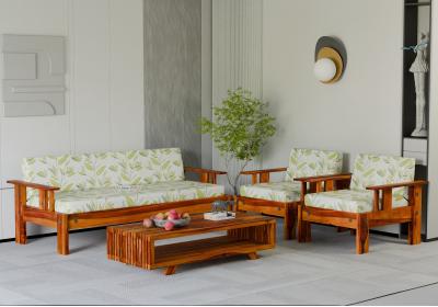 Jako 3+1+1 Seater Wooden Sofa 