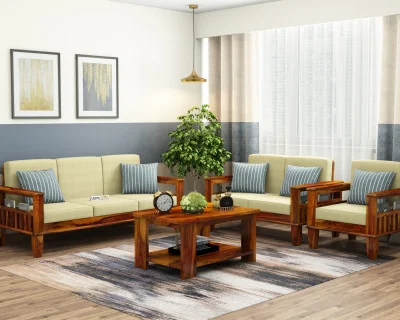 Freshlyn Wooden Sofa Set 3+2+1 Seater 