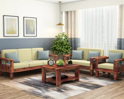 Freshlyn Wooden Sofa Set 3+2+1 Seater 