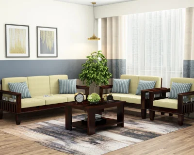 Freshlyn Wooden Sofa Set 3+2+1 Seater 