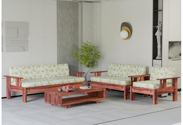 Jako 3+2+1 Seater Wooden Sofa 