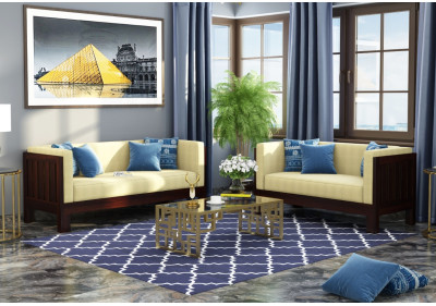 Fitbit Wooden Sofa Set 3+2 Seater 