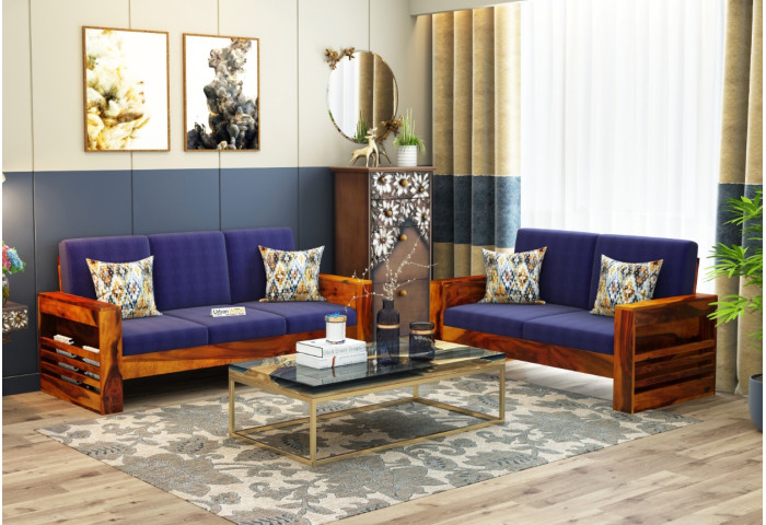 Modway Wooden Sofa Set 3+2 Seater 