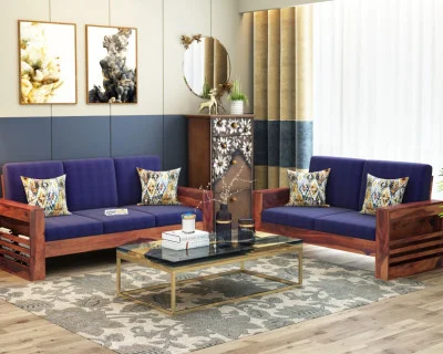 Modway Wooden Sofa Set 3+2 Seater 