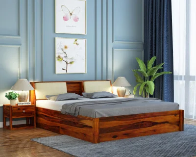 Laverock Bed With Drawer Storage 