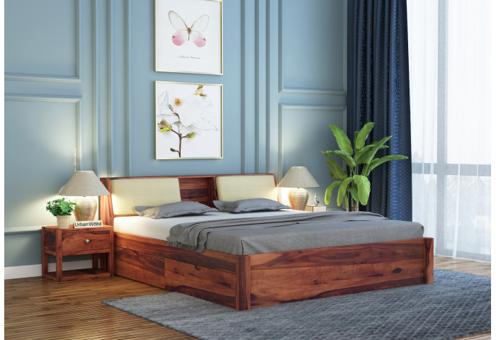 Laverock Bed With Drawer Storage 