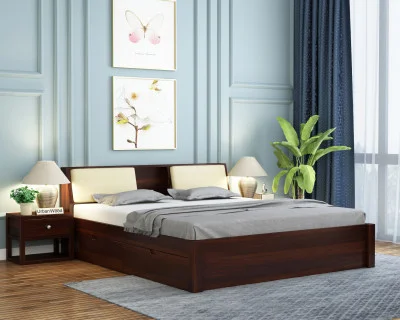 Laverock Bed With Drawer Storage 