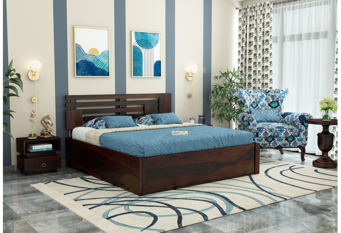 Berlin Wooden Hydraulic Bed 