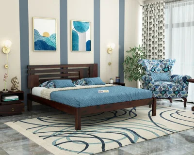 Berlin Wooden Bed Without storage 