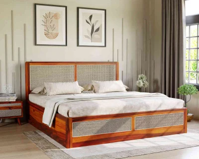 Breeze Wooden Drawer Storage Bed 