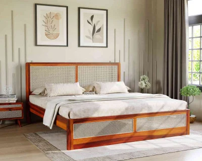 Breeze Wooden Without Storage Bed 