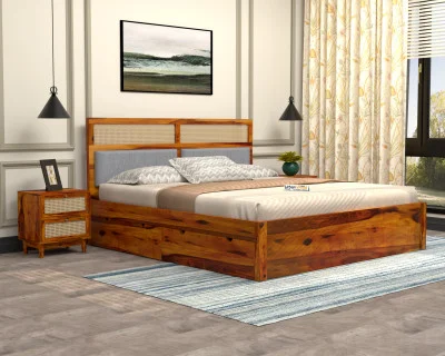 Calico Drawer Storage Bed 