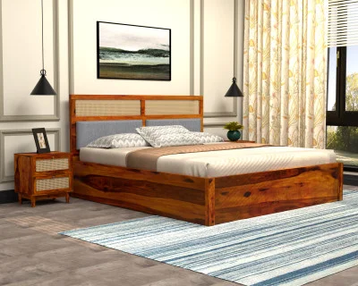 Calico Hydraulic Storage Bed 