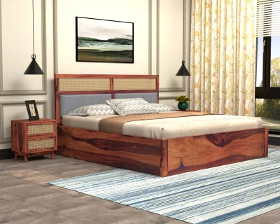 Calico Hydraulic Storage Bed 