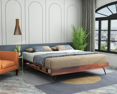 Canvas Platform Bed 