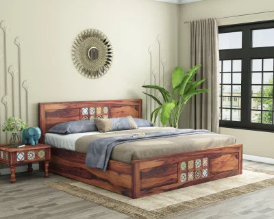 Relay Wooden Hydraulic Bed 