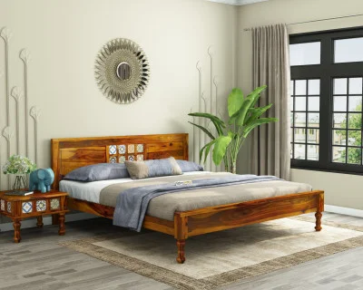 Relay Wooden Bed Without Storage 
