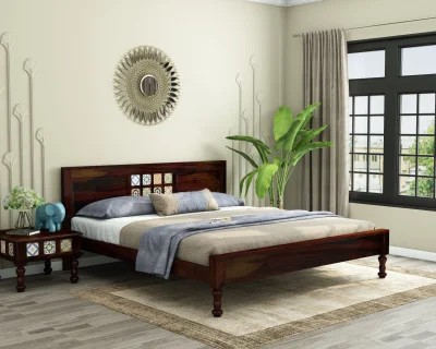 Relay Wooden Bed Without Storage 