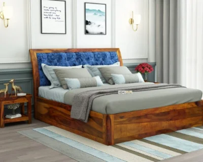 Ross Wooden Bed With Box Storage 