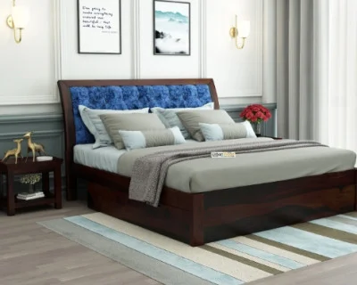 Ross  Wooden Bed With Drawer Storage 