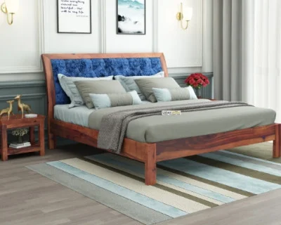 Ross Wooden Bed Without storage 
