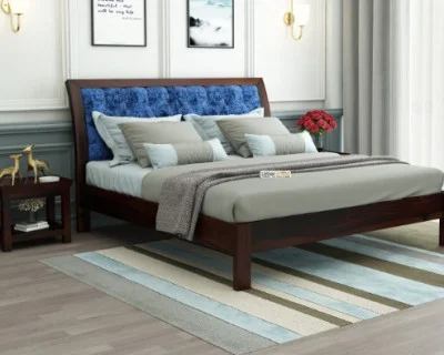 Ross Wooden Bed Without storage 