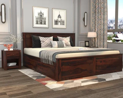 Solas Bed With Drawer Storage 