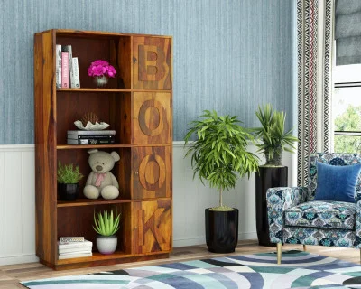 Melvin Wooden Bookcase 
