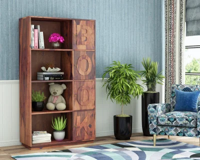 Melvin Wooden Bookcase 