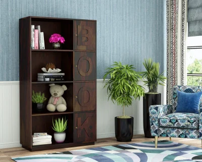 Melvin Wooden Bookcase 