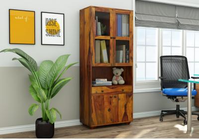 Tubular Wooden File Cabinet 
