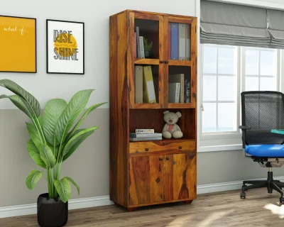 Tubular Wooden File Cabinet 