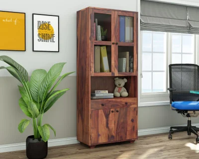 Tubular Wooden File Cabinet 