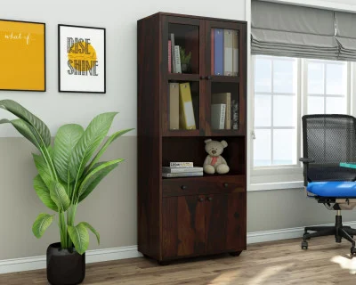Tubular Wooden File Cabinet 