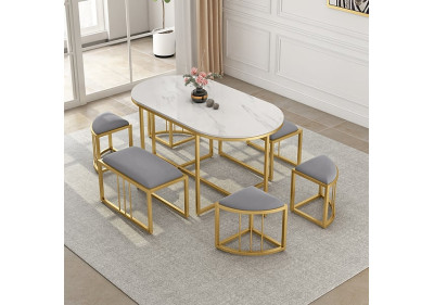 Galaxy Dining Table Set 
