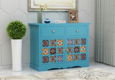 Relay Solid Wood Cabinet With Drawer Storage 