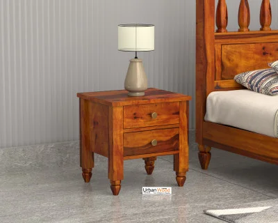 Lilith Wooden Bedside Table 
