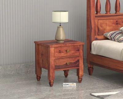 Lilith Wooden Bedside Table 