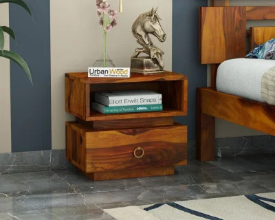 Berlin Wooden Bedside Table 